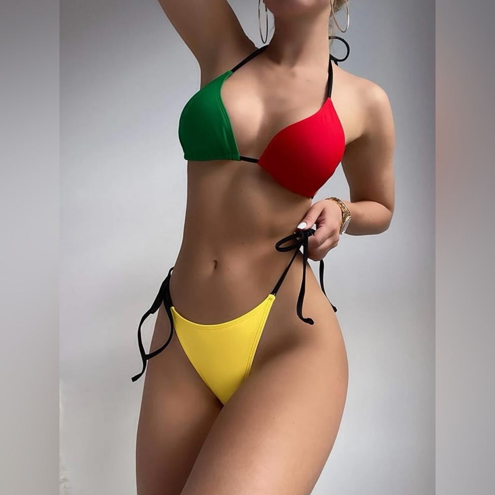 2pc bikini bottom swim suit